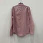 NWT Mens Pink Collared Long Sleeve Front Pocket Button-Up Shirt Size M image number 2
