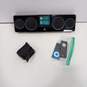 Black Logitech Pure-Fi Anywhere 2 Music Dock Speaker w/ipod nano and remote control image number 1