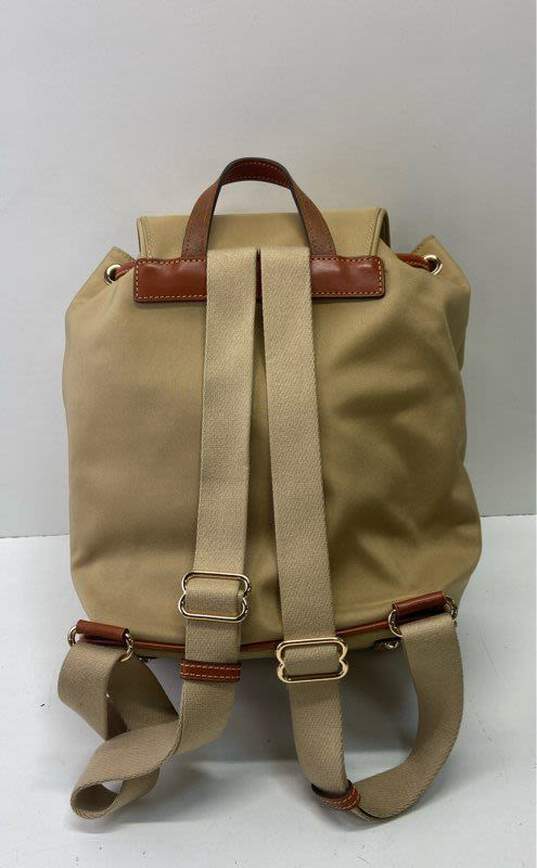 Dooney and Bourke Nylon Small Allie Backpack Tan image number 2