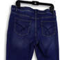 Womens Blue Denim Medium Wash Pockets Stretch Skinny Leg Jeans Size 12 image number 4