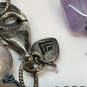 Designer Silpada 925 Sterling Silver Amethyst Multi-Strand Beaded Necklace image number 4