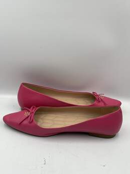 Womens Annabel C2911 Pink Leather Pointed Toe Ballet Flat Sz 11 W-0528782-E alternative image
