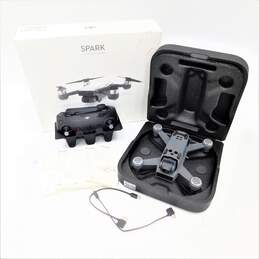 DJI Spark Portable Mini Camera Drone GL100A Alpine White w/ Controller IOB