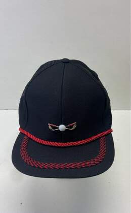 Street Level Clothing Black Red Golf Snapback Hat Cap