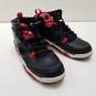 Air Jordan Flight Club 91 Bred (GS) Athletic Shoes Black University Red White DM1685-006 Size 7Y Women's Size 8.5 image number 4