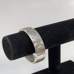 Designer Brighton Silver-Tone Fashionable Engraved Bangle Bracelet