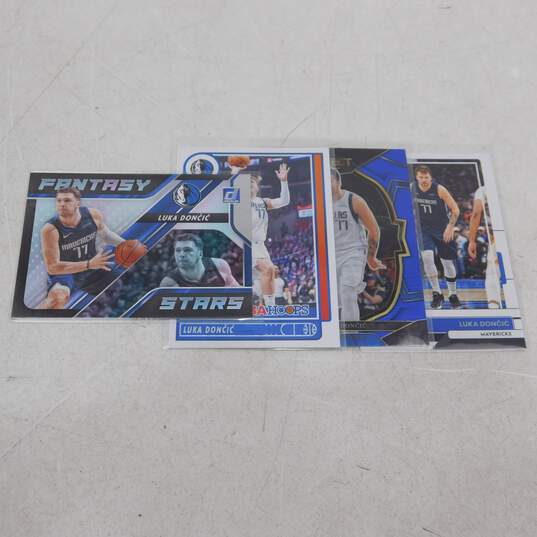 4 Luka Doncic Basketball Cards Dallas MavericKs image number 3