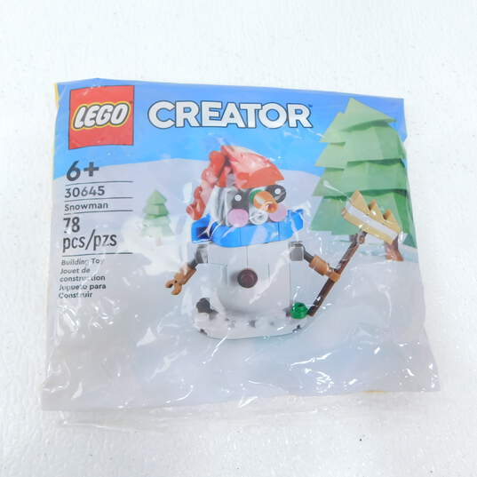 Sealed Lego Creator Holiday Christmas Packs Winter Holiday Train & Snowman image number 4