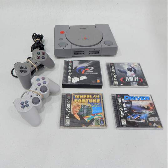 Sony PlayStation w/4 Games Driver image number 1