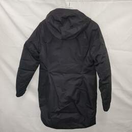 The North Face Dryvent Full Zip/Button Black Hooded Goose Down Jacket Women's Size L alternative image