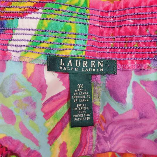 Lauren Ralph Lauren  Women Floral Print Casual Pants 3X image number 3