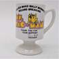 VNTG Ms. Pac-Man Bally Midway Employee Thank You Glass Pedestal Mug Cup image number 3