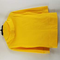 NY and C Women Yellow Ruched Zip Up Hoodie XS NWT alternative image
