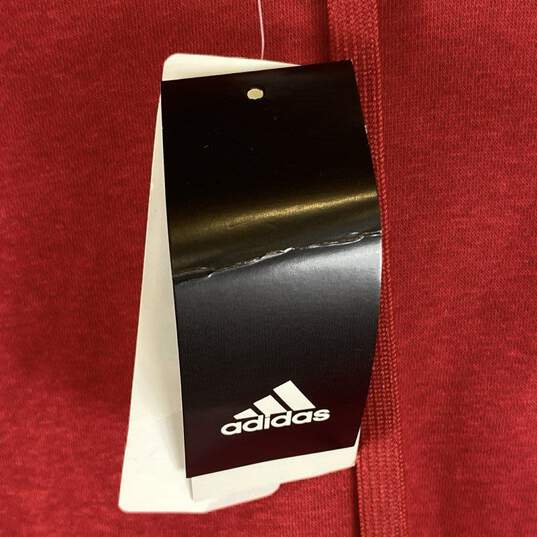 Adidas Red Hoodie - Size Large image number 3