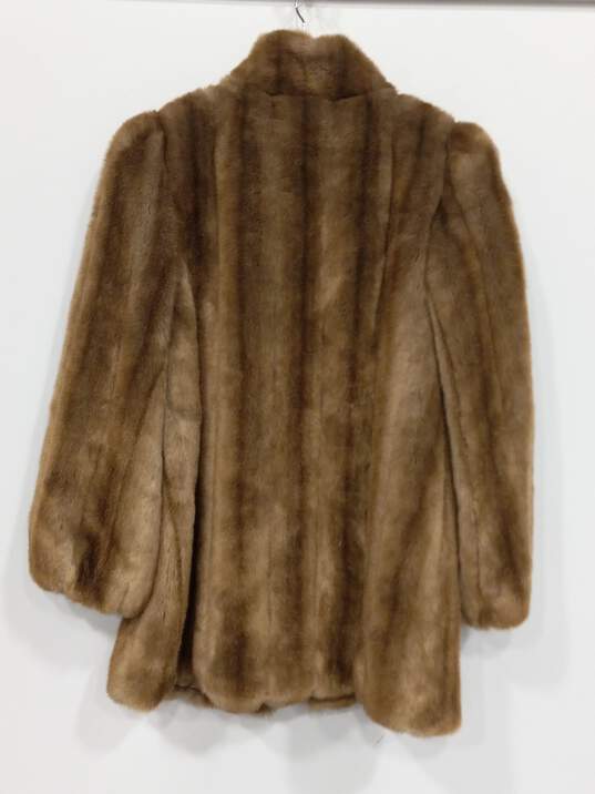Style VI Women's Brown Faux Fur Coat image number 6