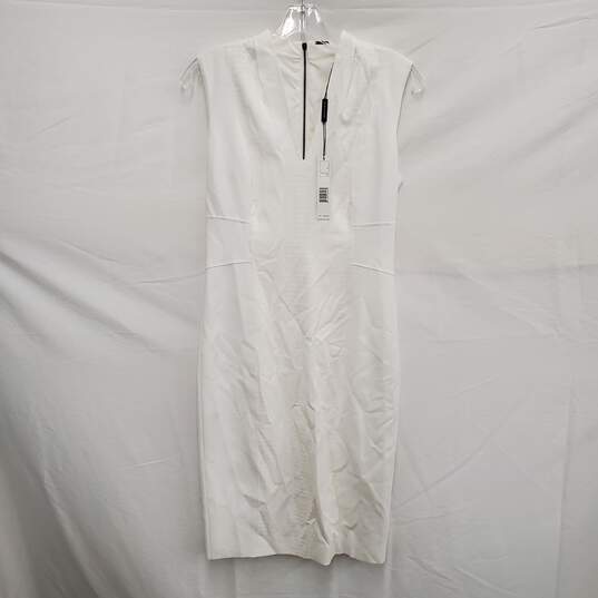 NWT WM's Elie Tahari Ivory White Cambridge Dress Size 4 image number 1
