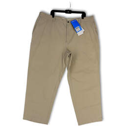 NWT Mens Gray Omni-Shade Sun Protection Straight Leg Chino Pants Size 44x30