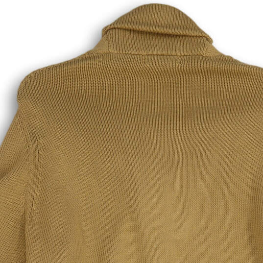 Womens Tan Long Sleeve Button Front Cardigan Sweater Size XL (18-20) image number 4