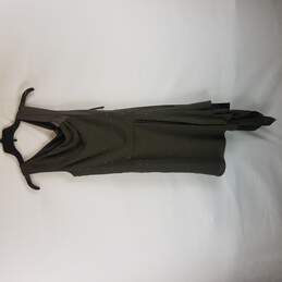 BCBGMazazria Women Olive Sleeveless Dress XS NWT alternative image