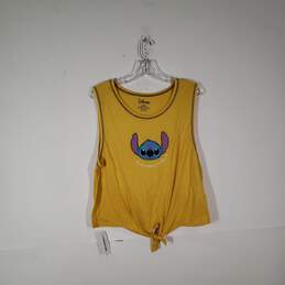 Girls Ohana Means Family Scoop Neck Sleeveless Pullover Tank Top Size XL (15/17)