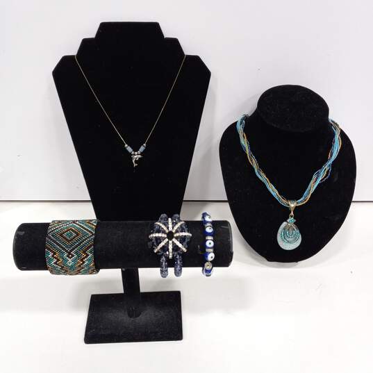 5 pc Blue Jewelry Collection image number 1