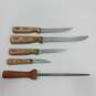 Chicago Cutlery Wooden Handle Steak Knives w/Block image number 3