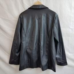 American Eagle faux leather blazer men's M nwt alternative image