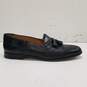 Mezlan Havana Black Leather Tassel Loafers Men's Size 10 image number 1