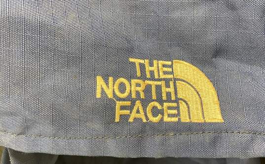 The North Face Navy Blue Nylon Large Camping Hiking Backpack Bag image number 2