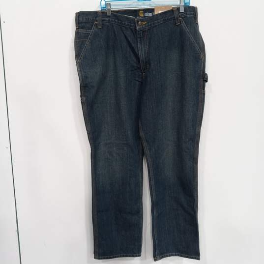 Carhartt Men's Blue Jeans Size 40x32 NWT image number 1