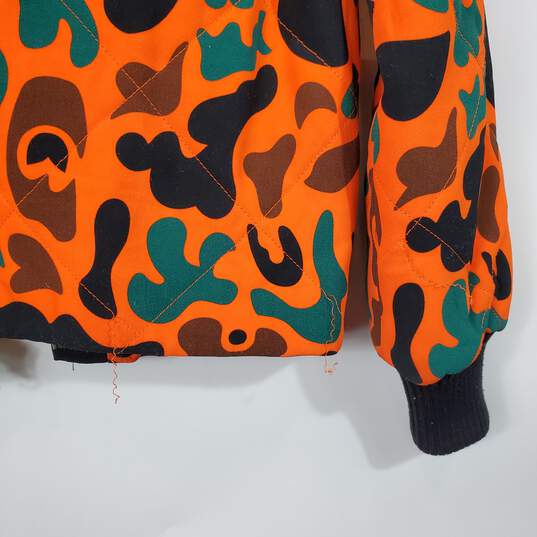 Moschino Women Orange Camouflage Jacket Sz. 2 image number 10