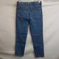 Lacoste medium blue mom jeans with strawberries women's 30 #3 image number 3