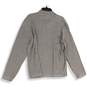 NWT Alfani Mens Gray Spread Collar Long Sleeve Polo Shirt Size X-Large image number 2