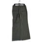 NWT Women's Gray Flat Front Slash Pocket Wide-Leg Dress Pants Size 10 image number 2