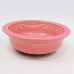 Vintage Fiestaware Rose Pink Butter Dish & Serving Bowl Dish alternative image