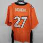 Denver Broncos Knowshon Moreno #27 Orange Game Football jersey image number 2
