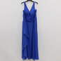 Azazie Womens Royal Blue Long Dress Size 16 NWT image number 1