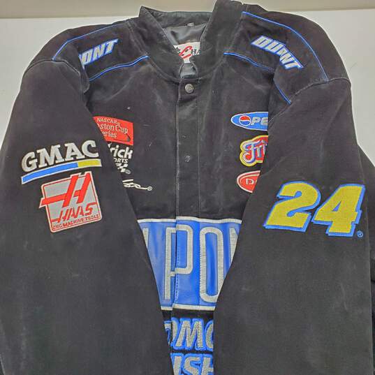 Chase Authentics JH Design NASCAR Dupont Jeff Gordon Button Up Jacket Size 2XL image number 4