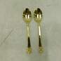 STANLEY ROBERTS Gold Plated Stainless Flatware 6 Pieces GOLDEN ROGET IOB image number 2