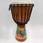 Toca Hand Percussion Brand 10.5 Inch Large Wooden Rope-Tuned Djembe Drum image number 2