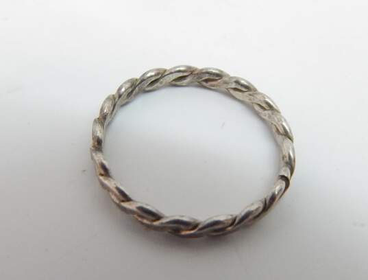 Sterling Silver Band Ring Variety 12.9g image number 4