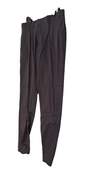 NWT Bradley Allen Mens Brown Pockets Flat Front Straight Leg Formal Dress Pants image number 2