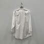 Mens White Long Sleeve Collared Front Pocket Button Up Dress Shirt Sz 17-33 image number 2