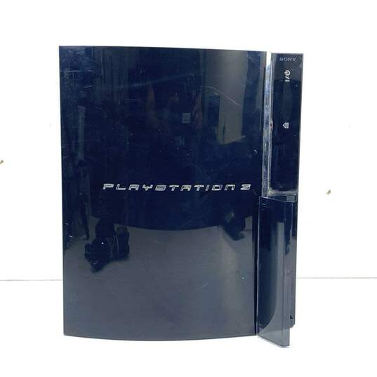 Sony Playstation 3 80GB CECHE01 console - piano black image number 3
