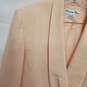 AUTHENTICATED WMNS CHRISTIAN DIOR PEACH 2pc SKIRT SUIT SZ 12 image number 4