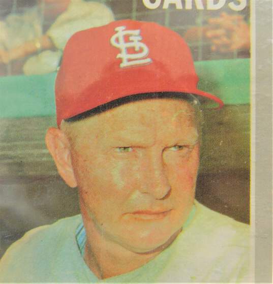 1970 Red Schoendienst Topps #346 St Louis Cardinals image number 3