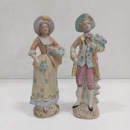 Pair of Vintage Ceramic Figurines Made in Occupied Japan