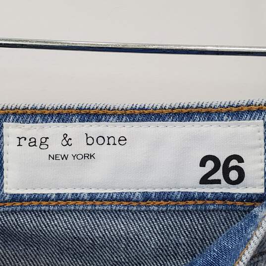 Rag and Bone High-Rise Classic Straight Jean Size 26 image number 3