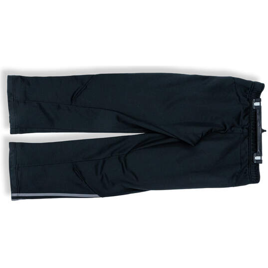Mens Black Gray Elastic Waist Pull-On Activewear Sweatpants Size Medium image number 2