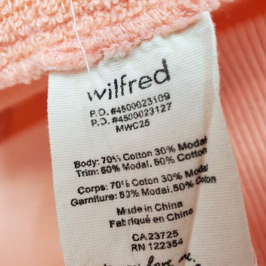 Wilfred Aritzia Diderot Pink Cocoon Cardigan Sweatshirt Women’s XS image number 5